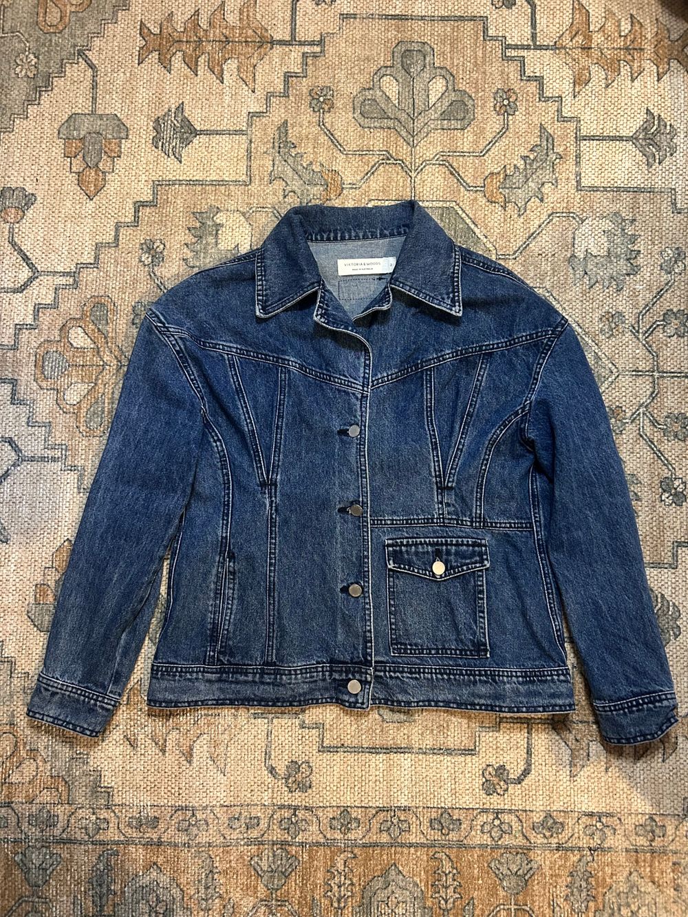 Viktoria & Woods Gladiator Denim Jacket - Blue Cotton