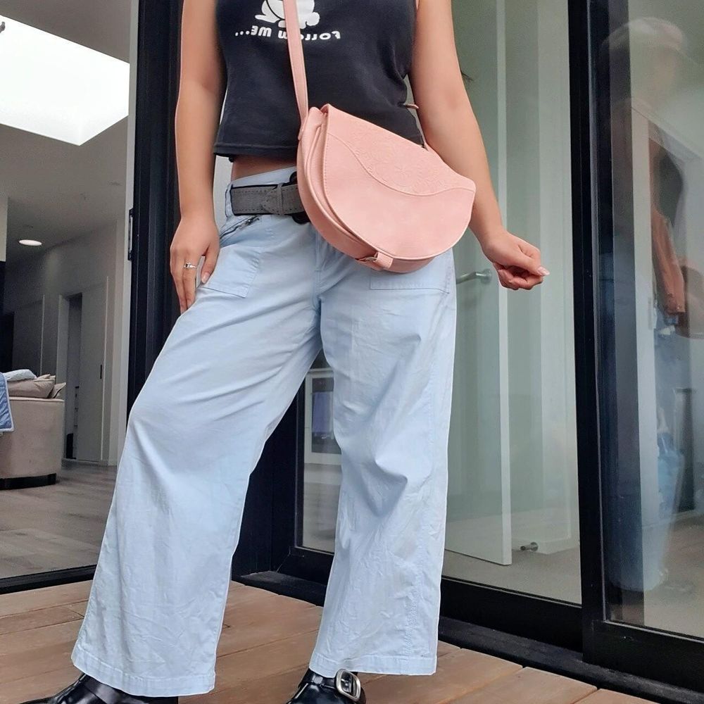 Peach Billabong Saddle Bag