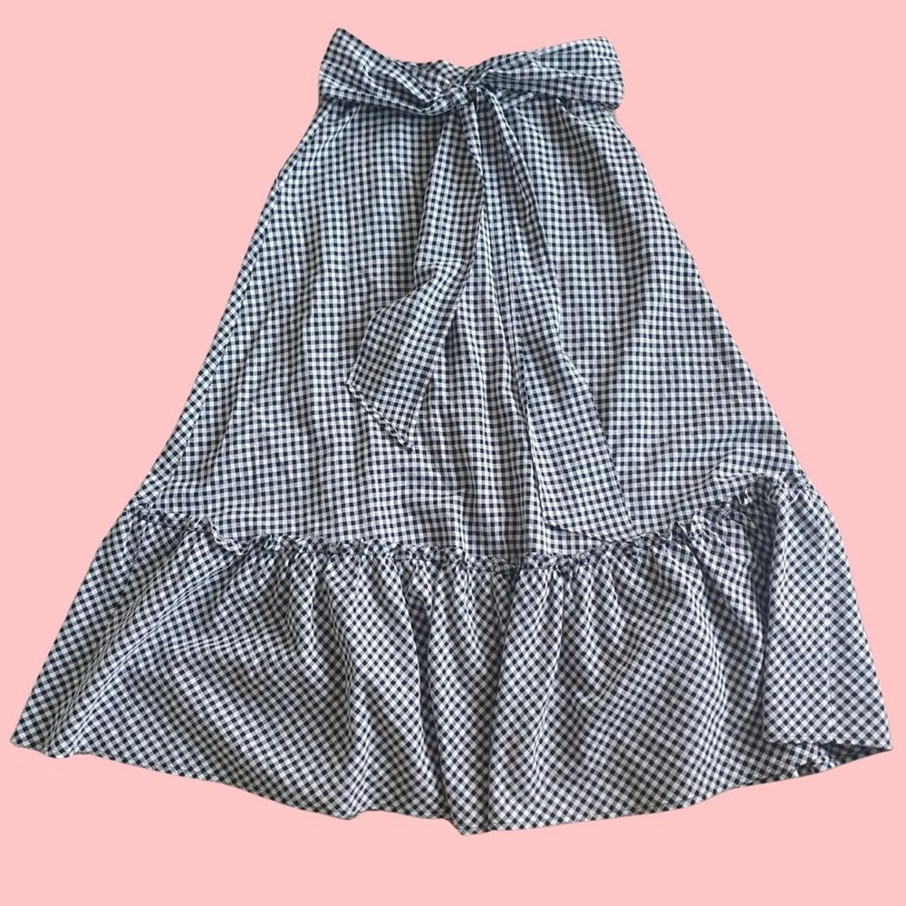 RUBY Gingham Maxi Skirt