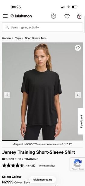 Lululemon Grey Short Sleeve Shirt