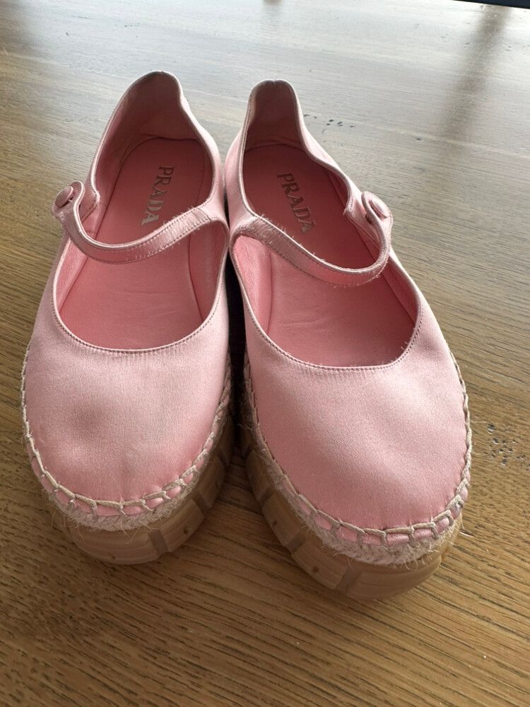 Prada pink Mary Jane’s