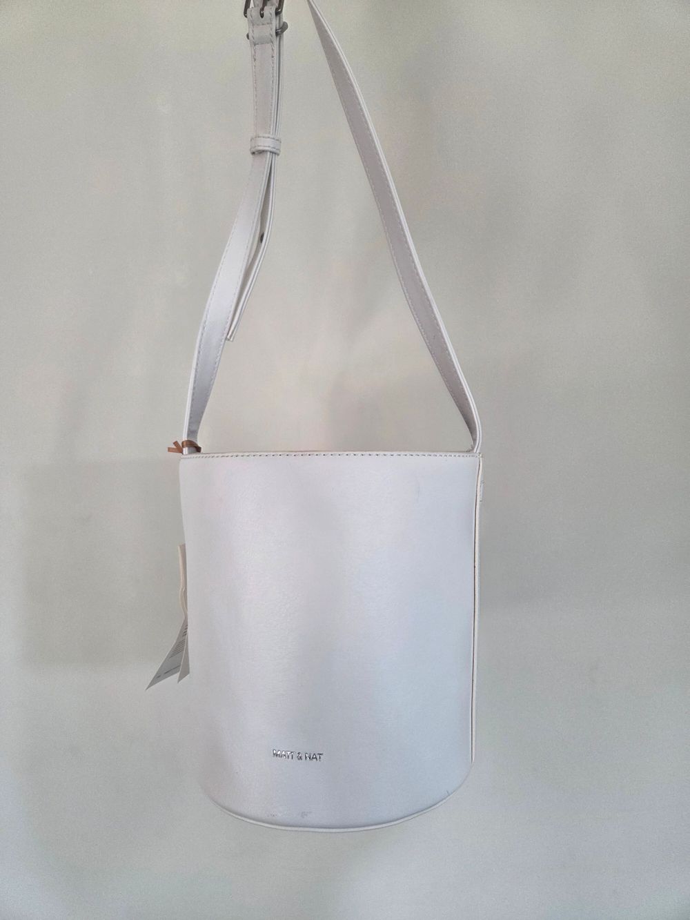 Matt & Nat White Bucket Bag