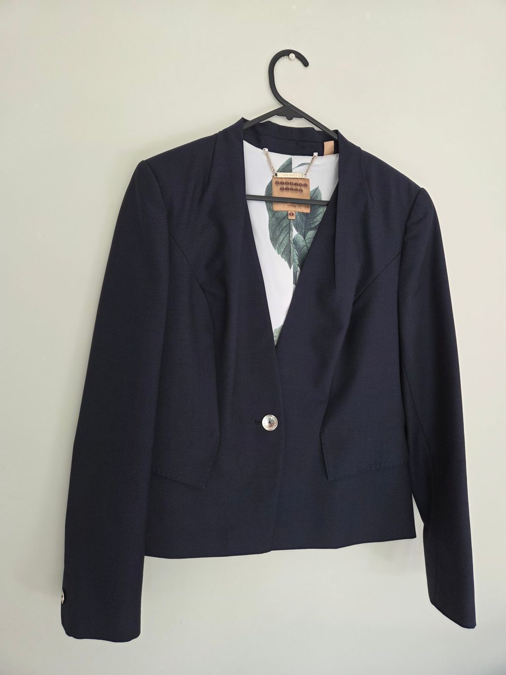Ted Baker Navy Wool Blazer