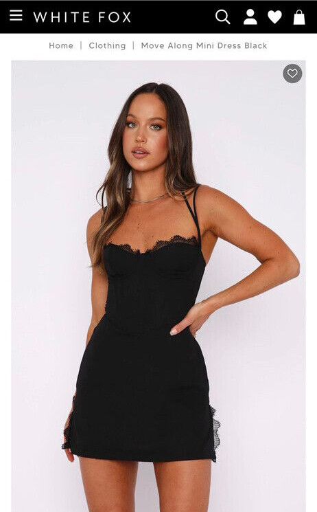 move along mini dress white fox Loves It Mini Dress White