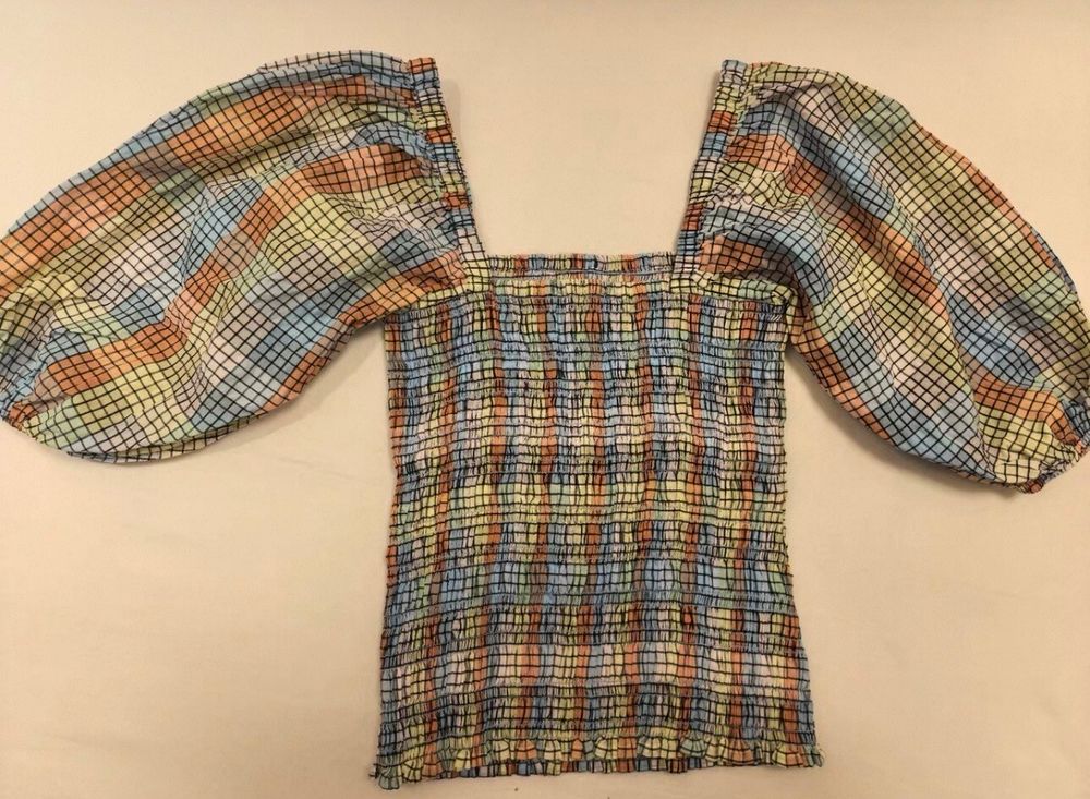 BJB Multicolour Smocked Top