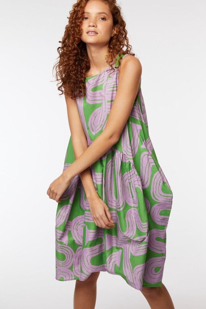 Gorman - Lilac And Green Tulip dress By Gorman on Designer Wardrobe