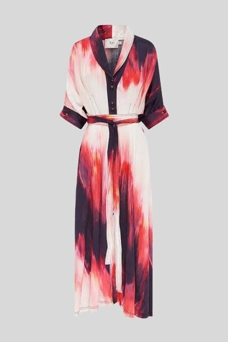 Aje Hudson Dress Miami Midi Dress