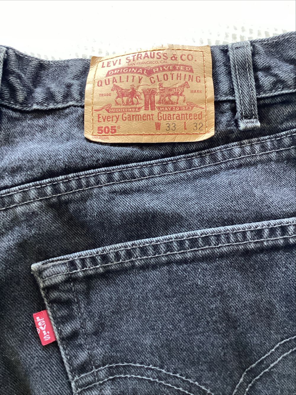 Men’s Levis 505 black Jeans