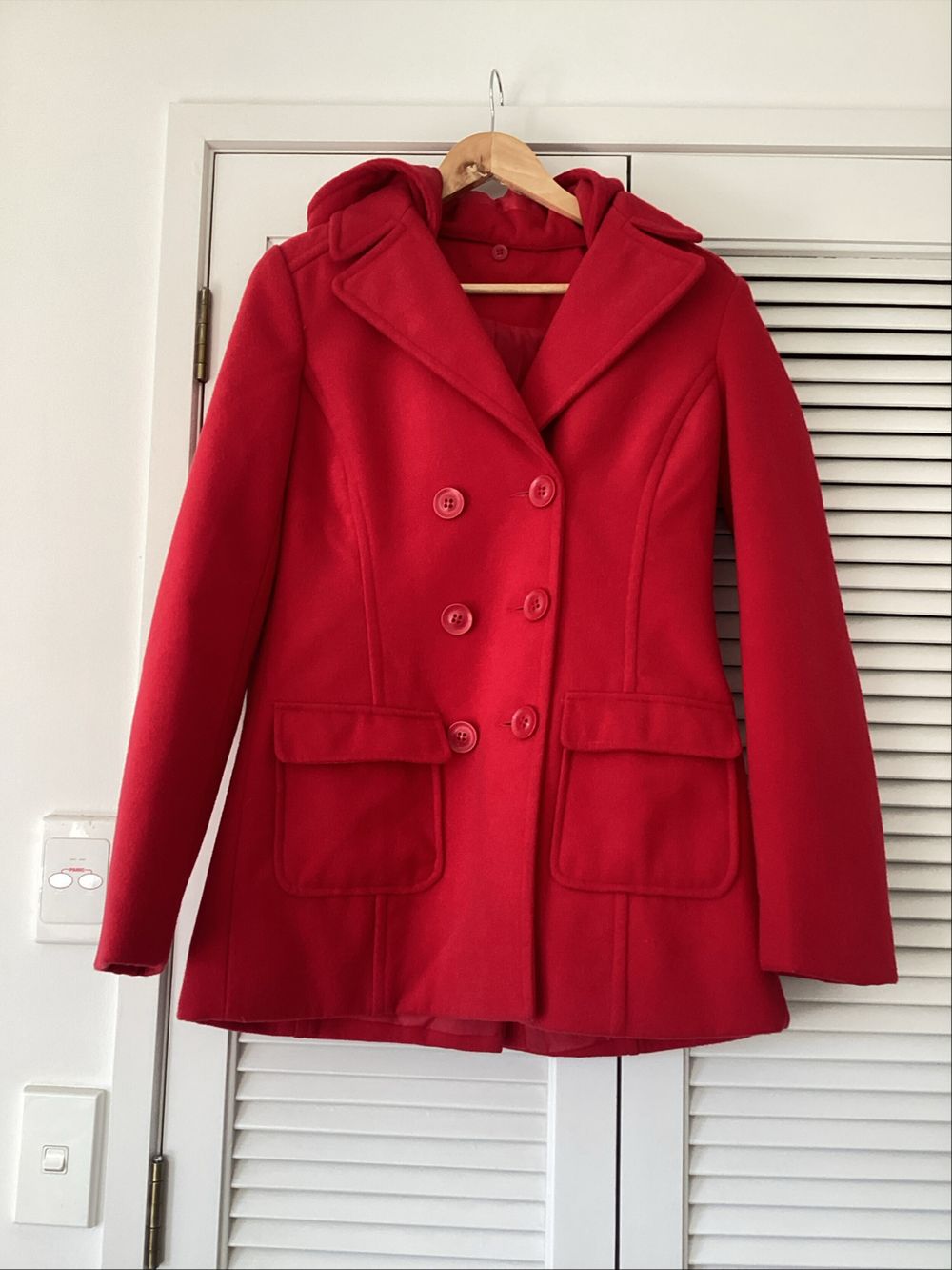 Glassons Red Hooded Coat