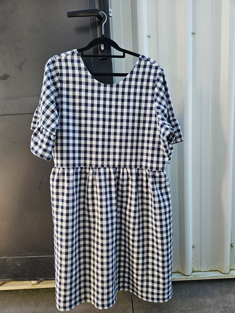 Kilt blue gingham dress