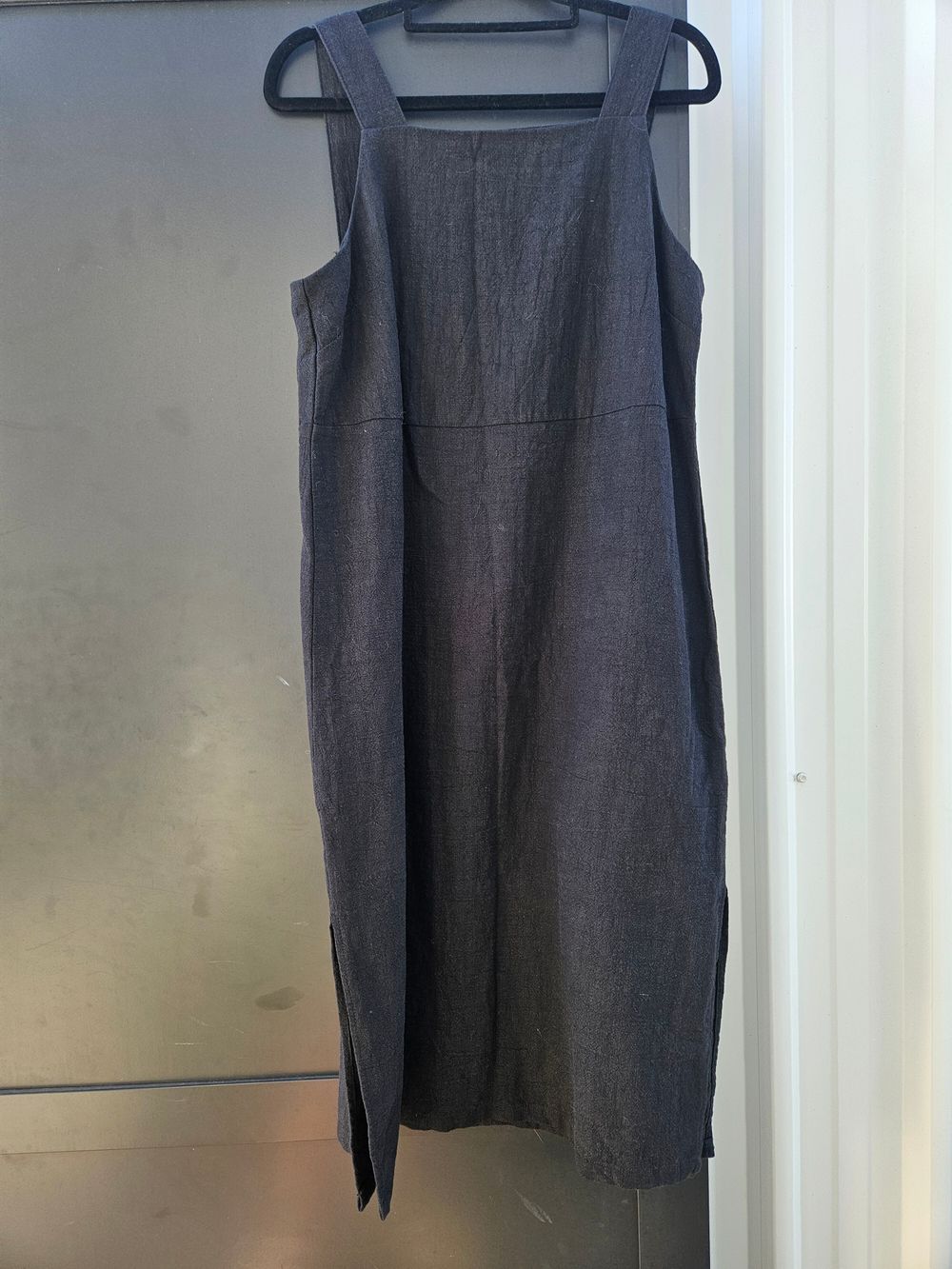 Rusty Pinafore dress linen