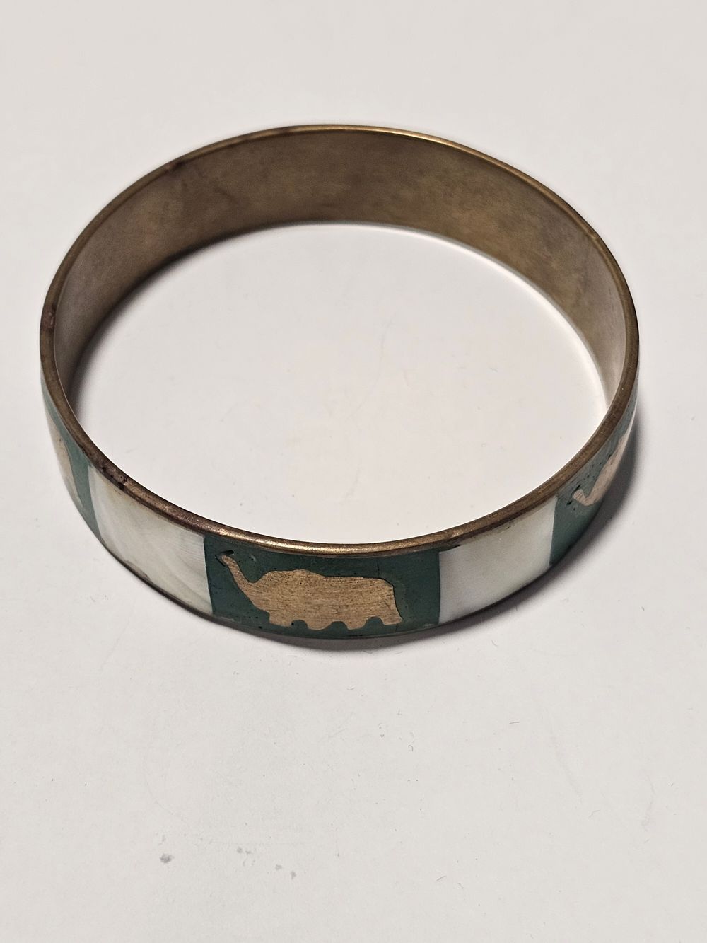 Vintage brass bangle