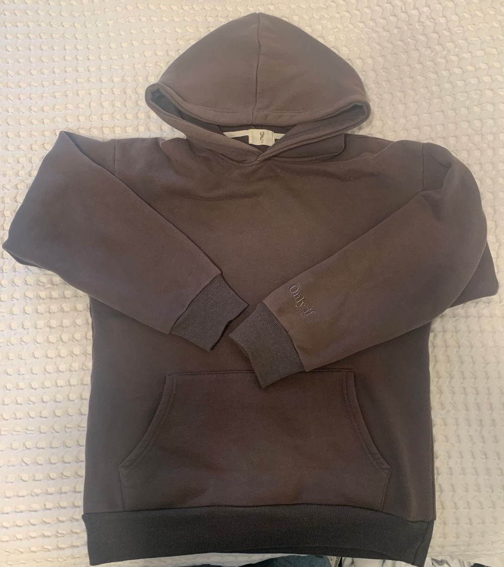 Only If Club Brown Hoodie Sz M