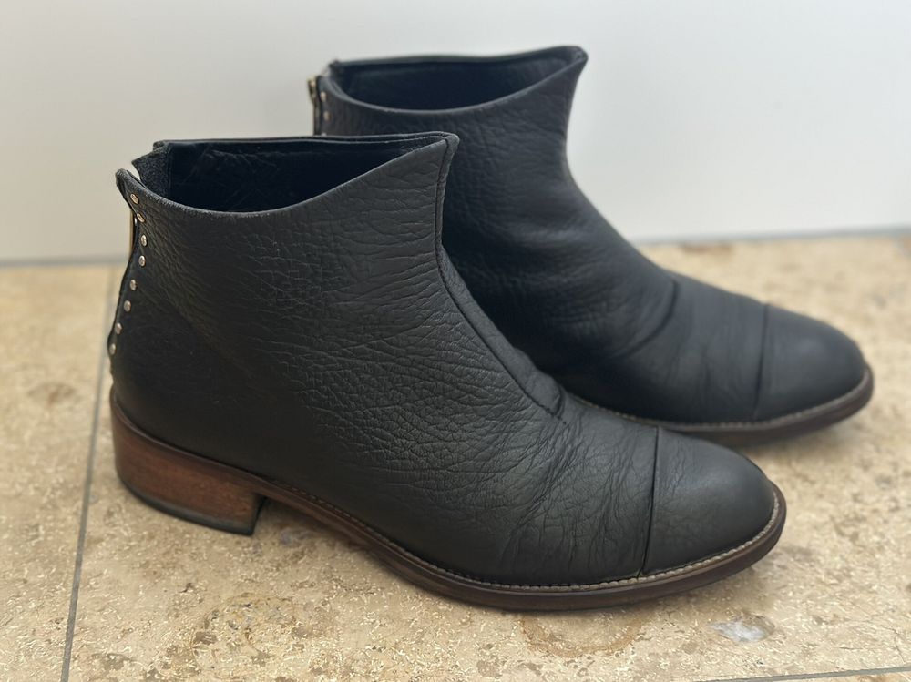 Beau 5 Italian Leather Ankle Boots