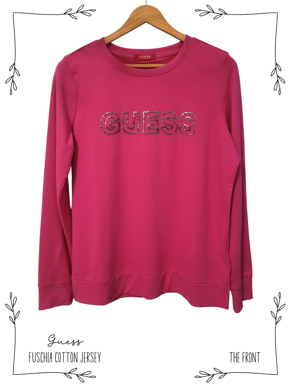 Fuchsia Pink Cotton Jumper
