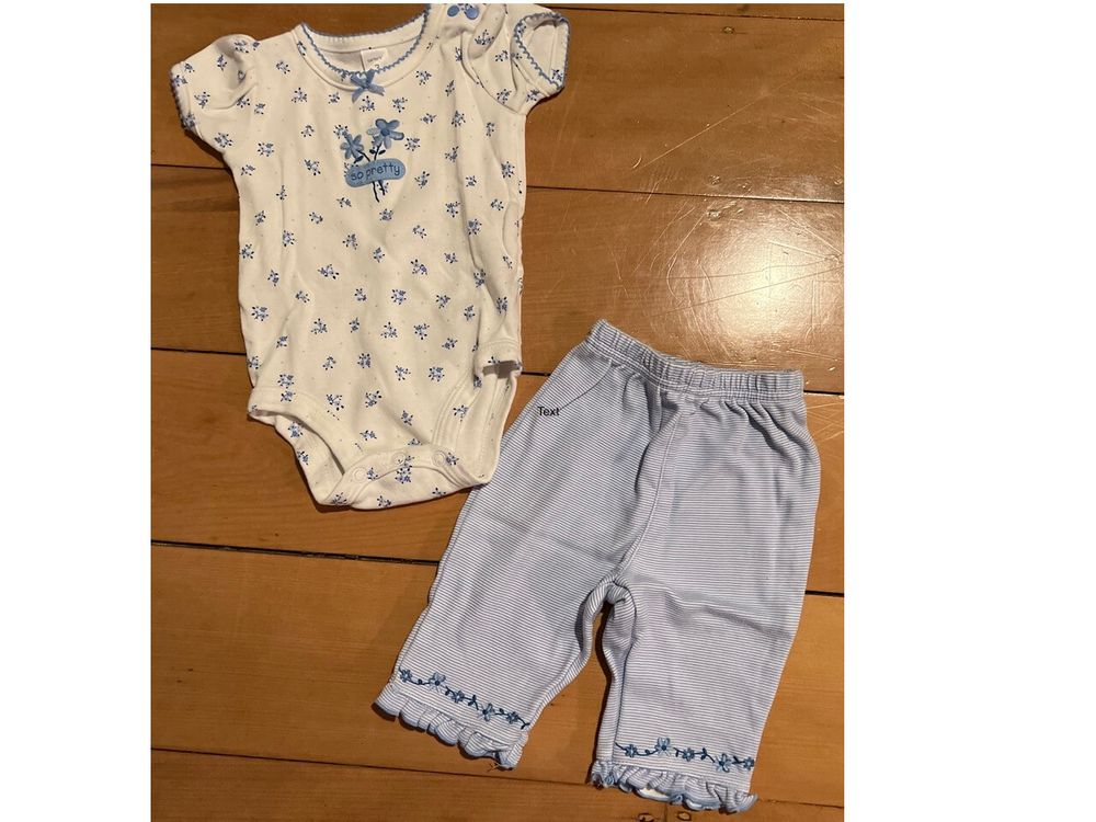 Bodysuit & pants set - "so pretty"