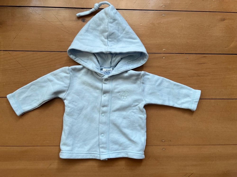 Light blue jacket with cute hood