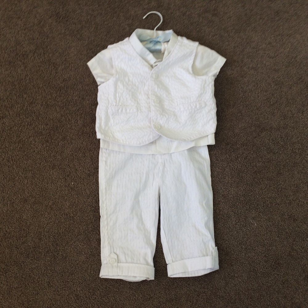 Baby formal - shirt, vest, and pants (size 12 months)