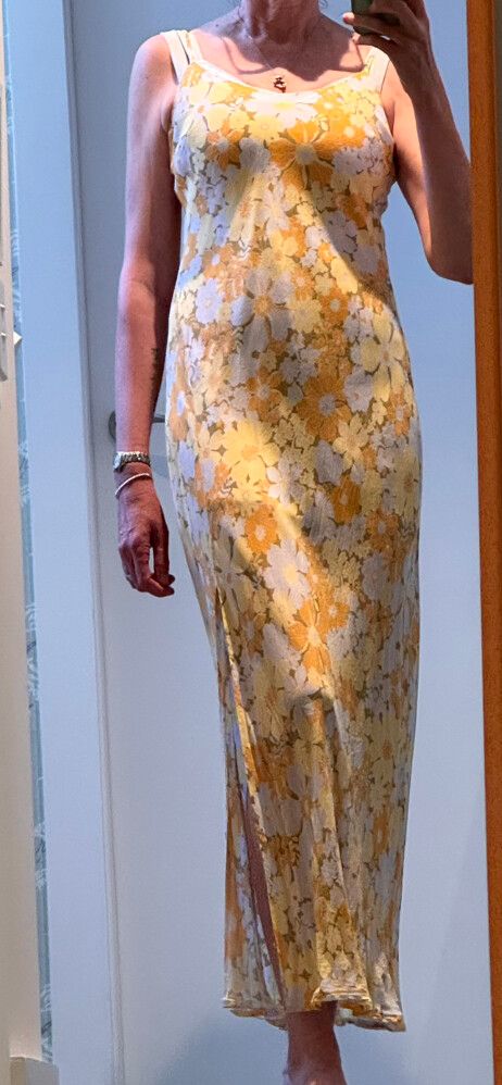 Lulu And Rose Yellow Floral Dress