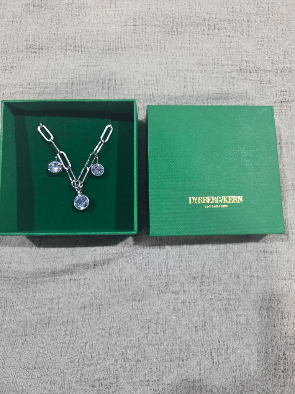 Dyrberg/Kern Silver Necklace and Earrings