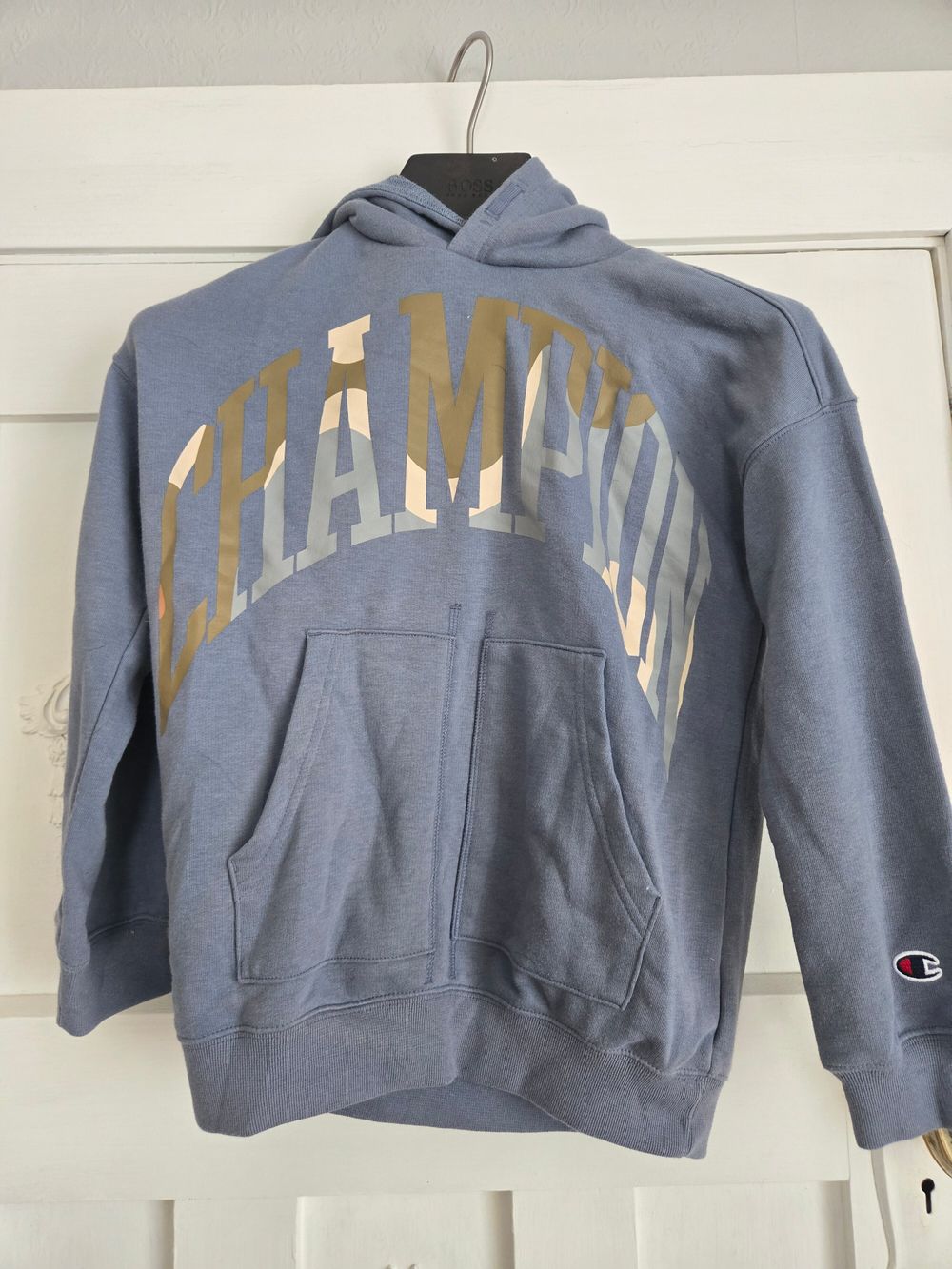 Champion Blue Hoodie – Kids Size M