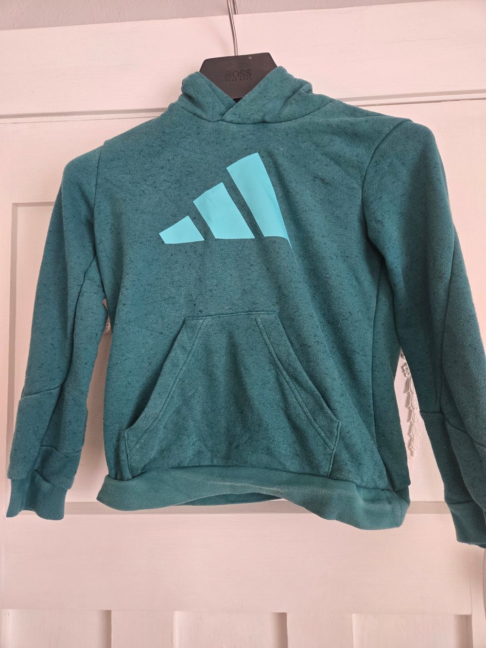 Adidas Teal Hoodie kids size 9