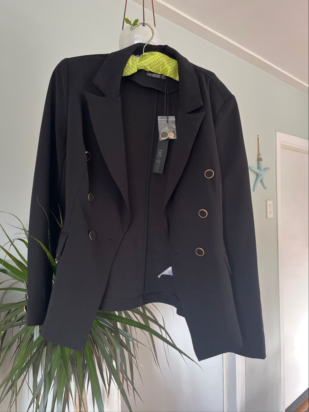 Beautiful  Black Dress Jacket, Brand New .