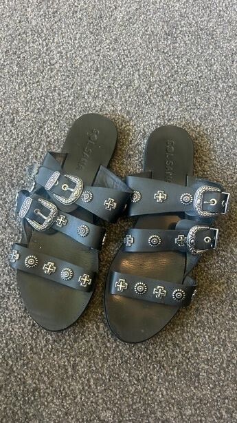 Sol Sana Black Sandals