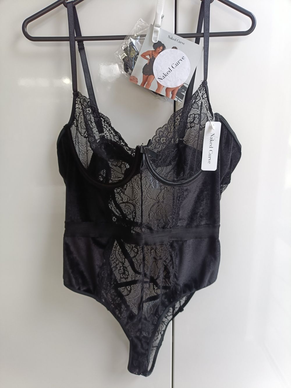 Naked Curve Bad Romance Black Teddy