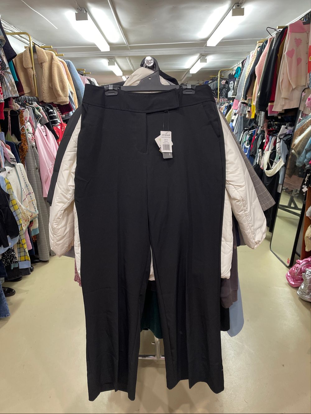 Brand New Professional Black Wide Leg Work Pants Size 16