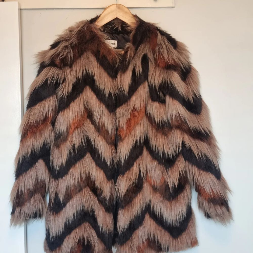 Faux fur jacket