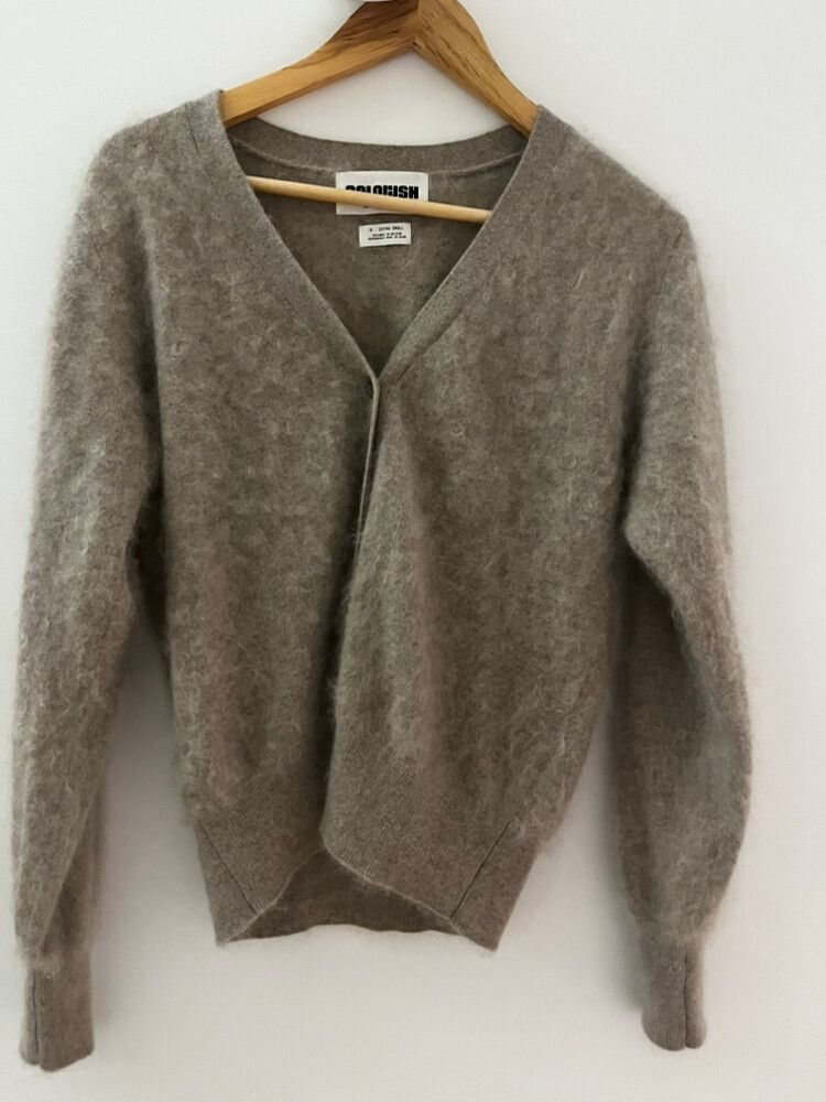 Colorush Beige Cashmere Cardigan