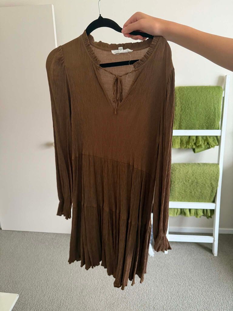 Ivy + Jack Brown Mini Dress Size 14/XL
