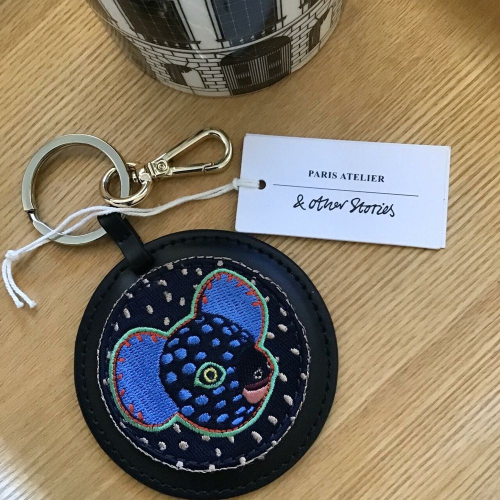 & Other Stories Genuine Leather Koala Keychain/BNWT