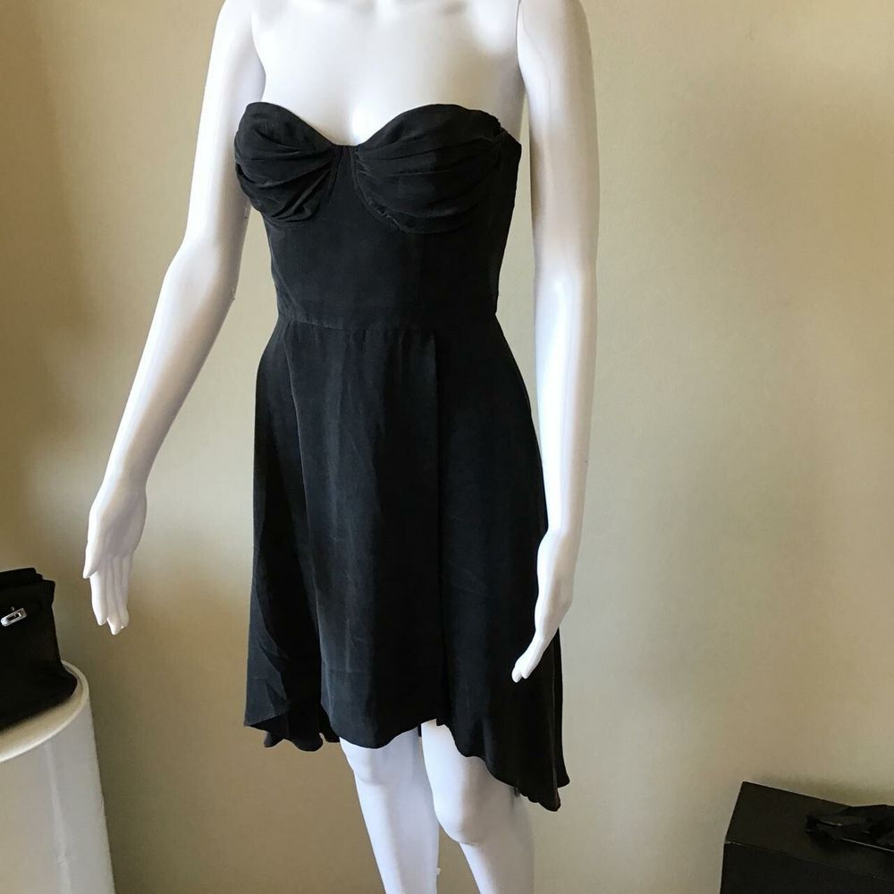zimmermann black strapless dress Tahari Arthur S. Levine Gray Sleeveless Sheath Dress