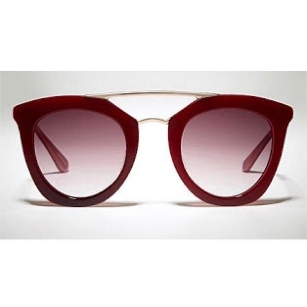 Witchery First Edition 'Leah' Handmade Burgundy & Gold Sunglasses/BNWT/RRP AU$130 NZ$150/Free shipping