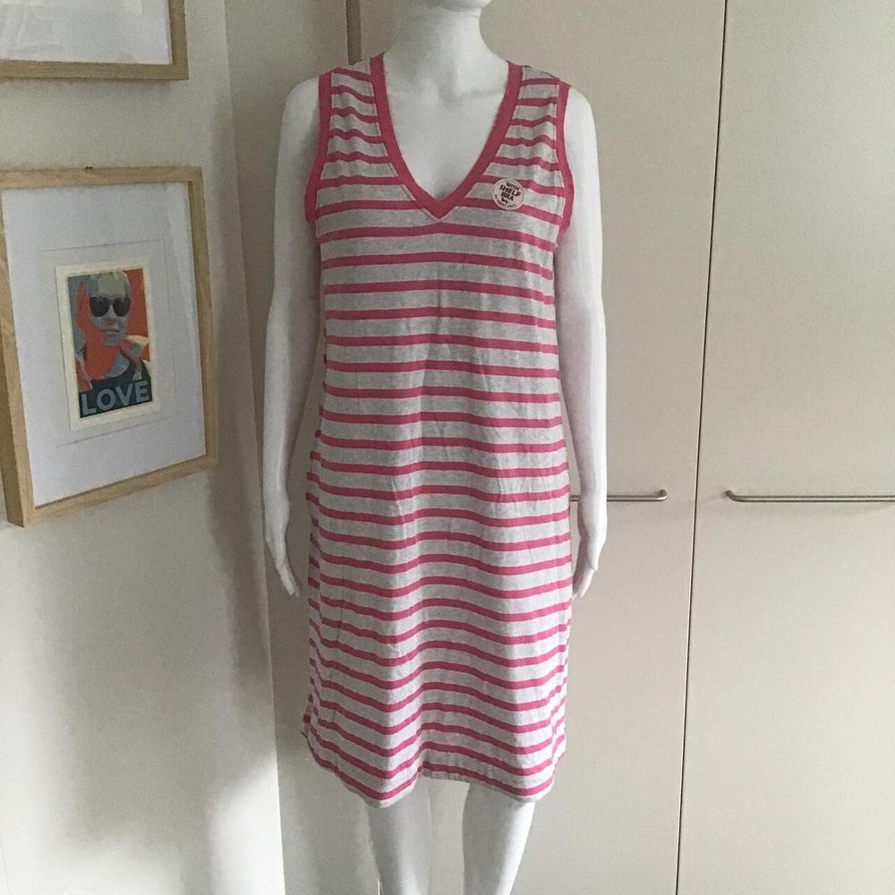 Peter Alexander Striped Night Dress Coverup Loungewear/ Size M/BNWT RRP AU$100