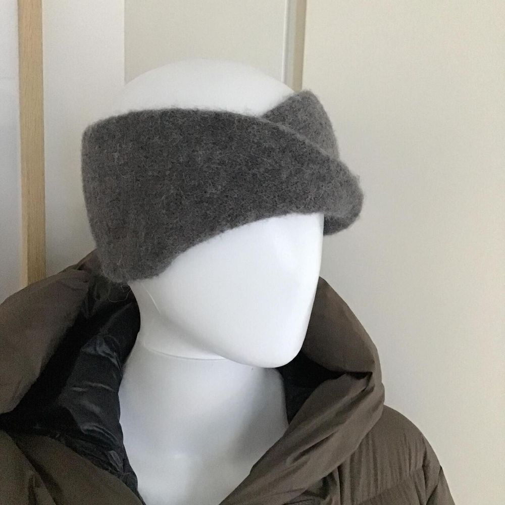 Arket Grey Alpaca Blend Head Band - Ear Warmers/One Size/ECO Dry-Cleaned/Outdoors Winter Skiing/Free Shipping AU & NZ