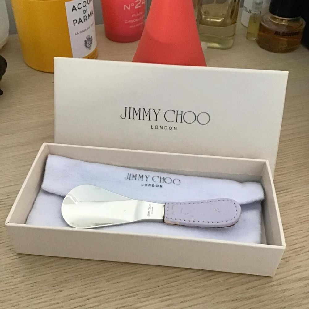 Jimmy Choo Lilac Shoe Horn Rare Limited Edition Collectors Item/Dustbag & Box/Free AU & NZ Shipping