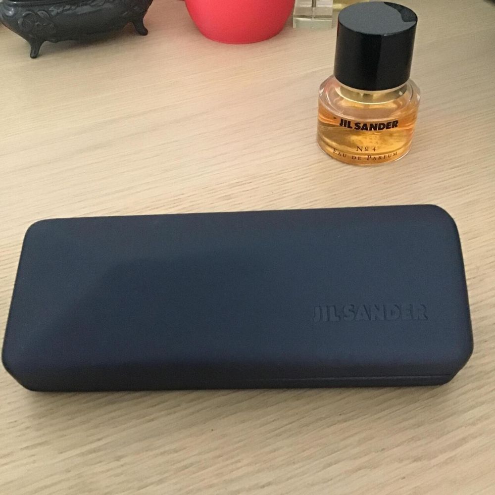 Jil Sander Glasses Hard Case Clamshell Glasses Case Navy/Free AU & NZ Shipping