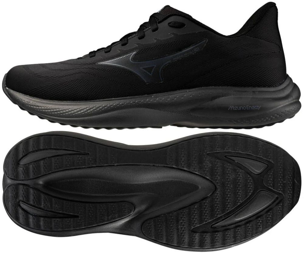 Mizuno Revolt 4 Mens' Black Road Running Sneakers/Brand New/No Box/Size EU 43/Free Shipping