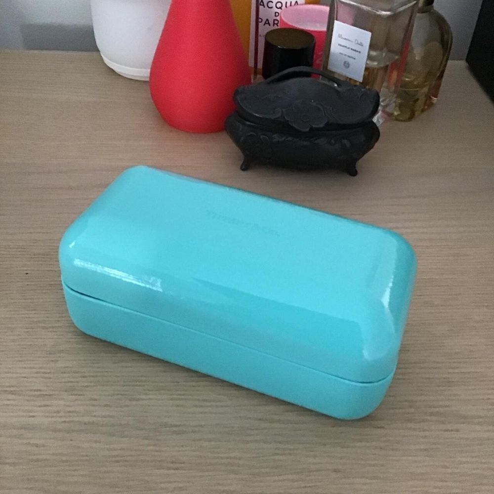 Tiffany & Co Glasses & Sunglasses Case/Tiffany Eggshell Blue/Eyewear Storage/Clamshell Solid/FREE SHIPPING