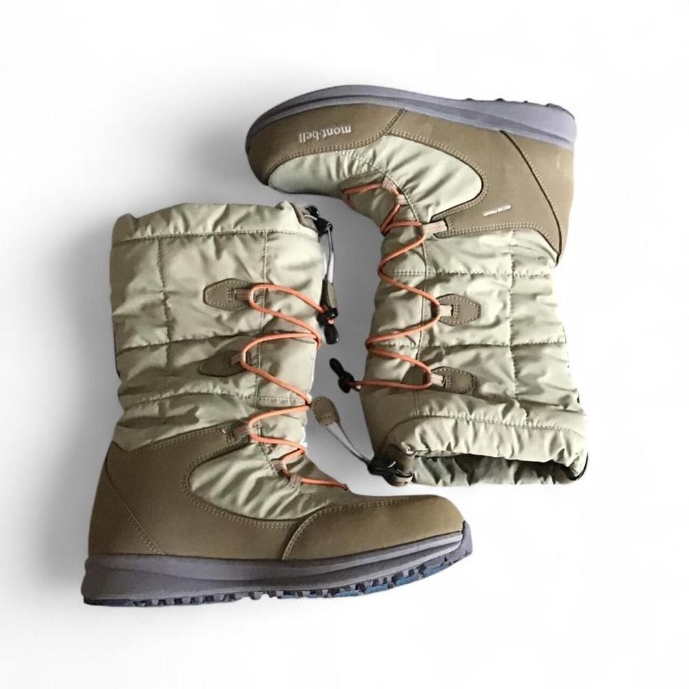 Montbell ASPEN Khaki Snow Boots/Perfect 'AS NEW' Condition/Size 39 EU/8 AU/UK 6