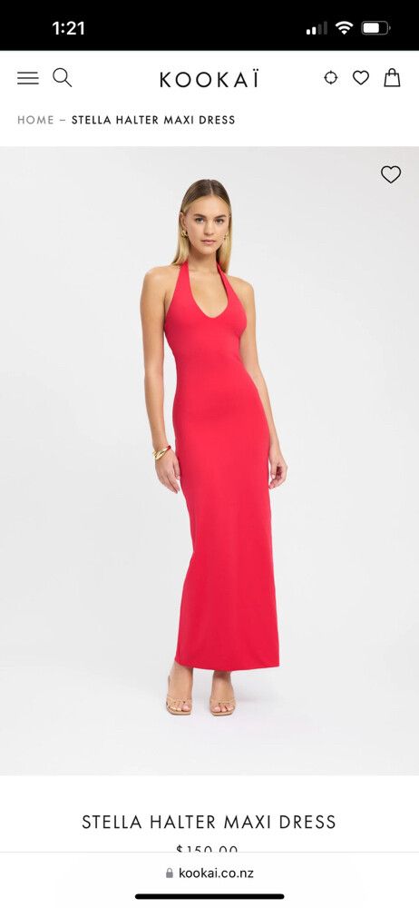 Kookai - Stella Halter Dress on Designer Wardrobe
