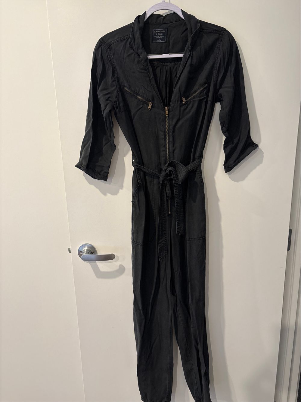 Abercrombie & Fitch Black Jumpsuit Size S