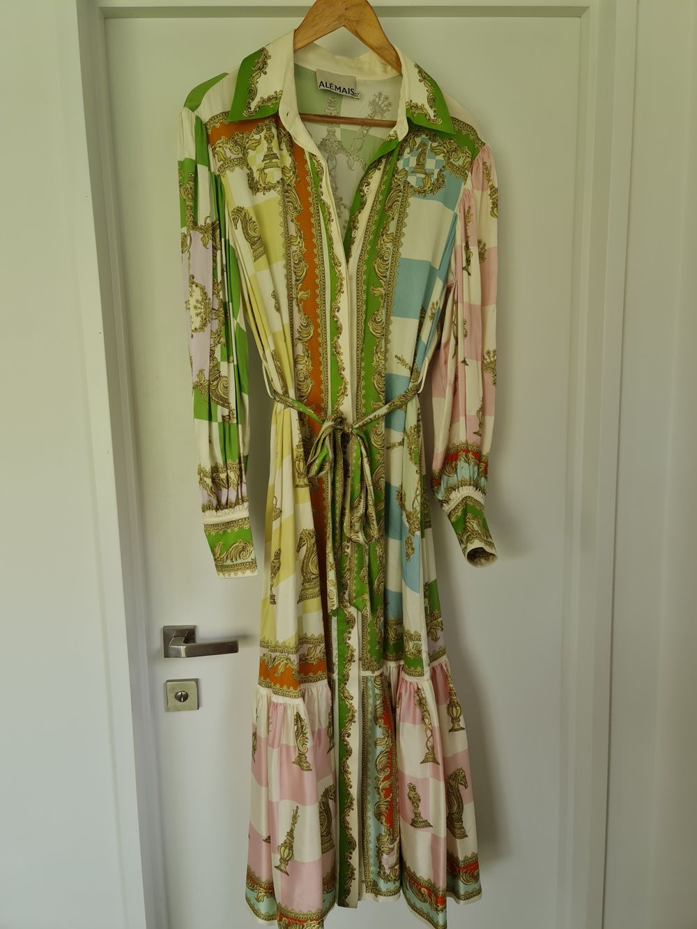 almais - Alemais Checkmate Silk Shirtdress on Designer Wardrobe