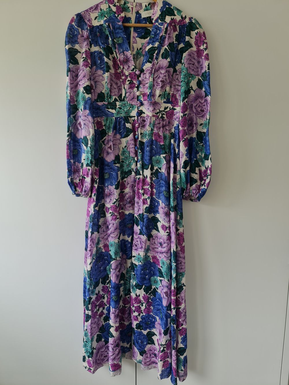 Zimmermann Poppy Plunge Midi Dress