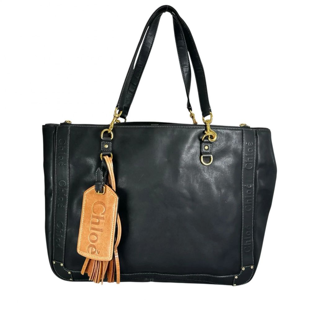 Chloé Black Eden Tote Bag