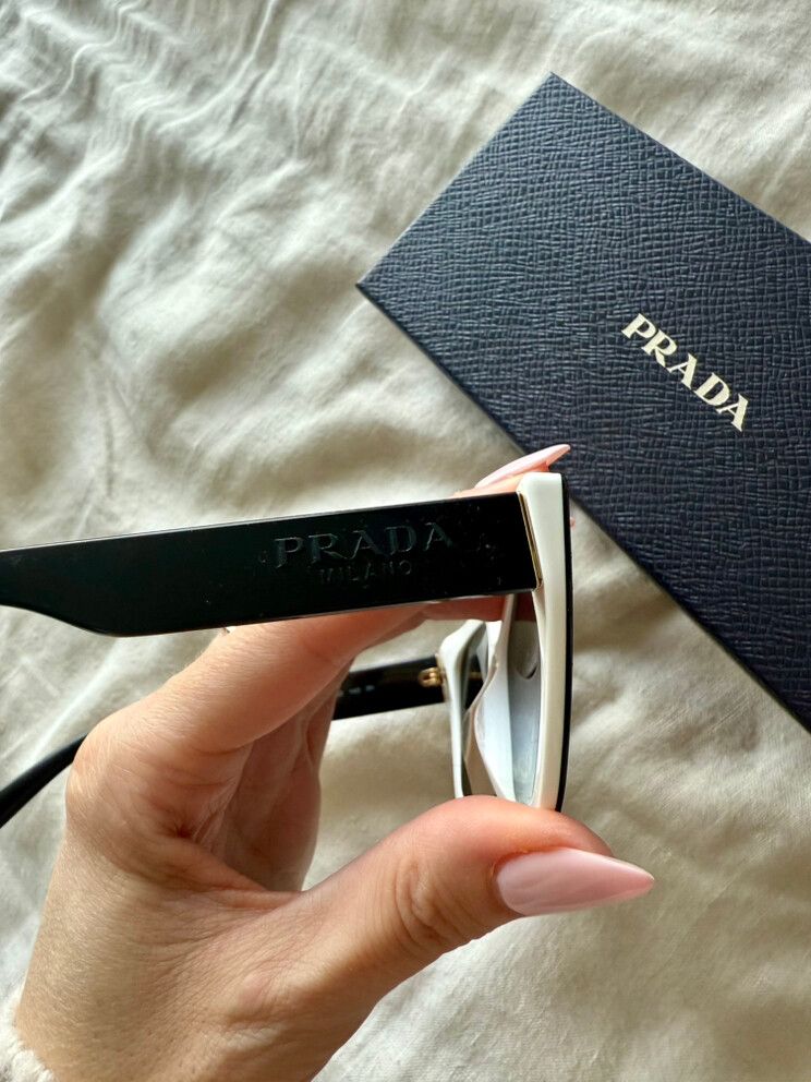 Prada Black & White Sunglasses
