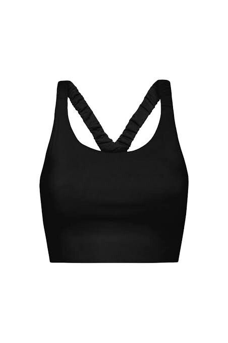 Aje Athletica Cross Back Sports Bra – Black – Size 8 – BNWT
